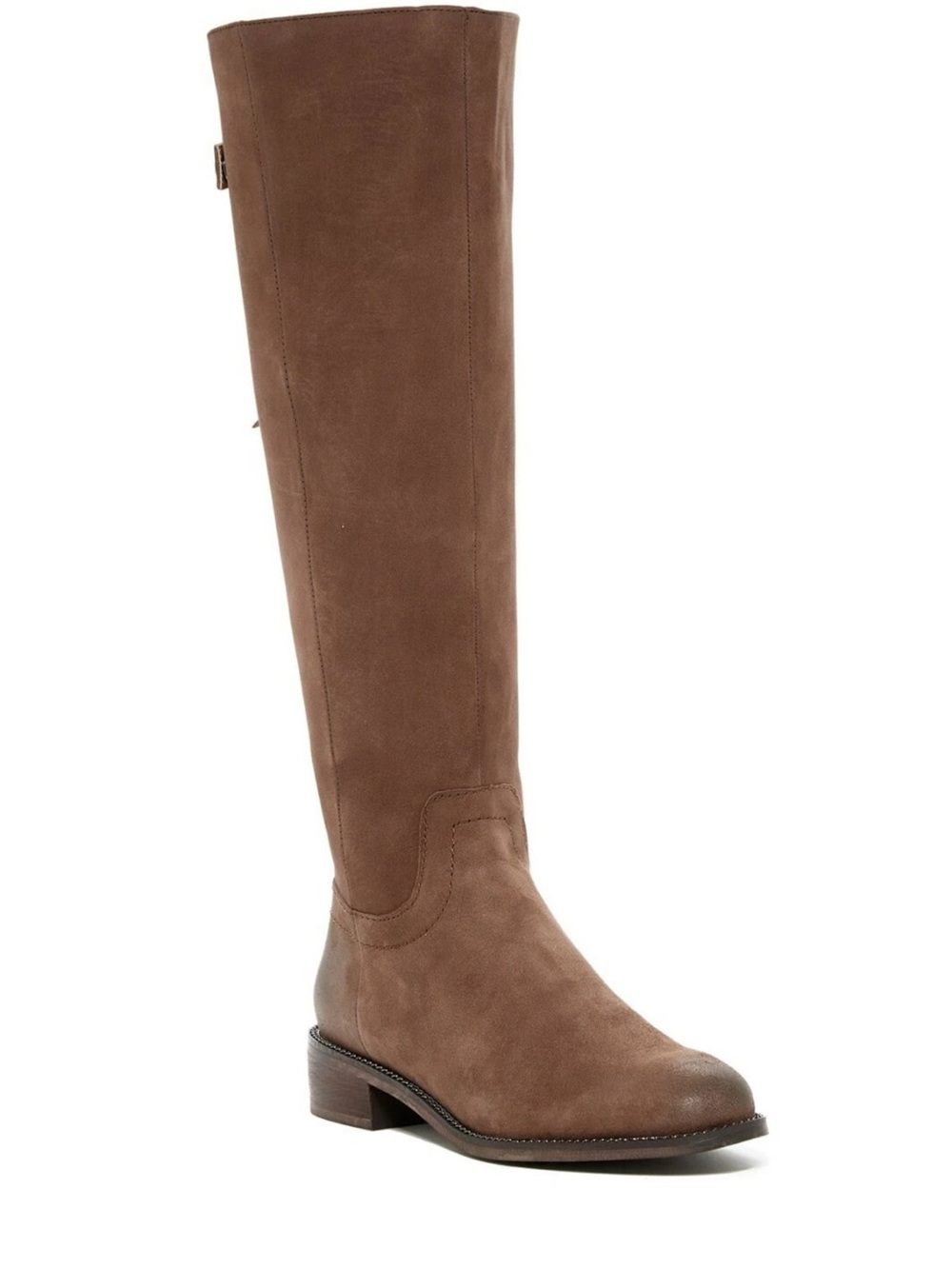 Franco Sarto Tall Over-the-Knee Brown Suede Boots
